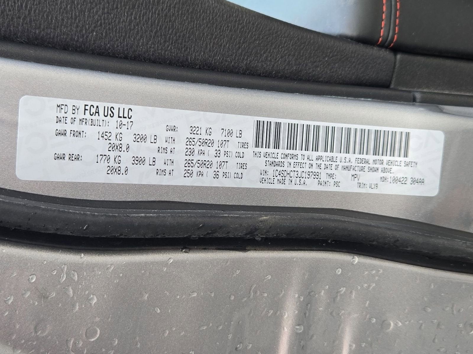 2018 Dodge Durango R/T