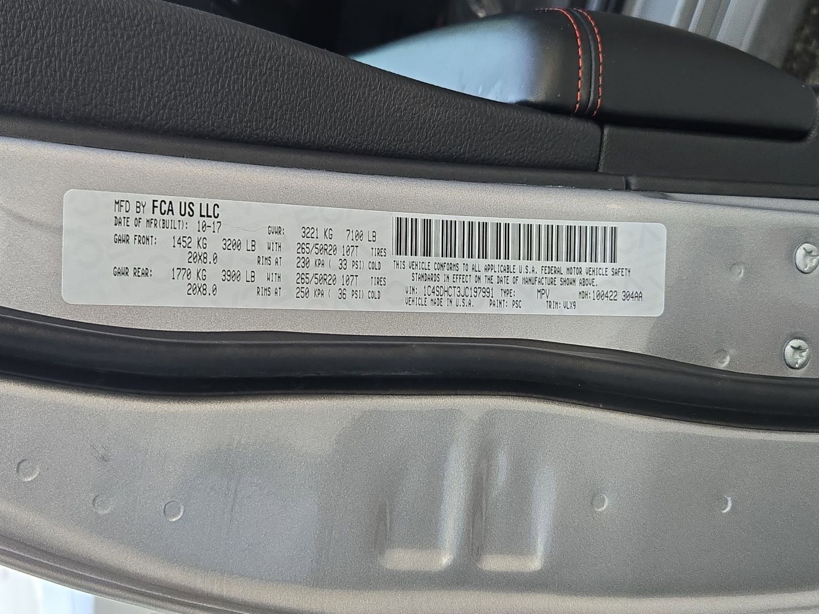 2018 Dodge Durango R/T