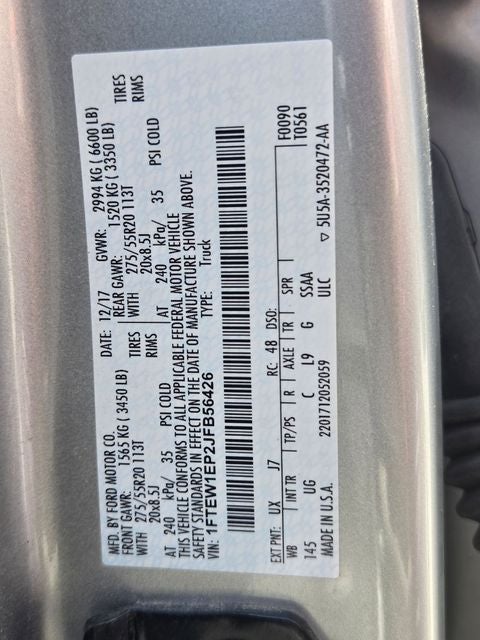 2018 Ford F-150 XLT