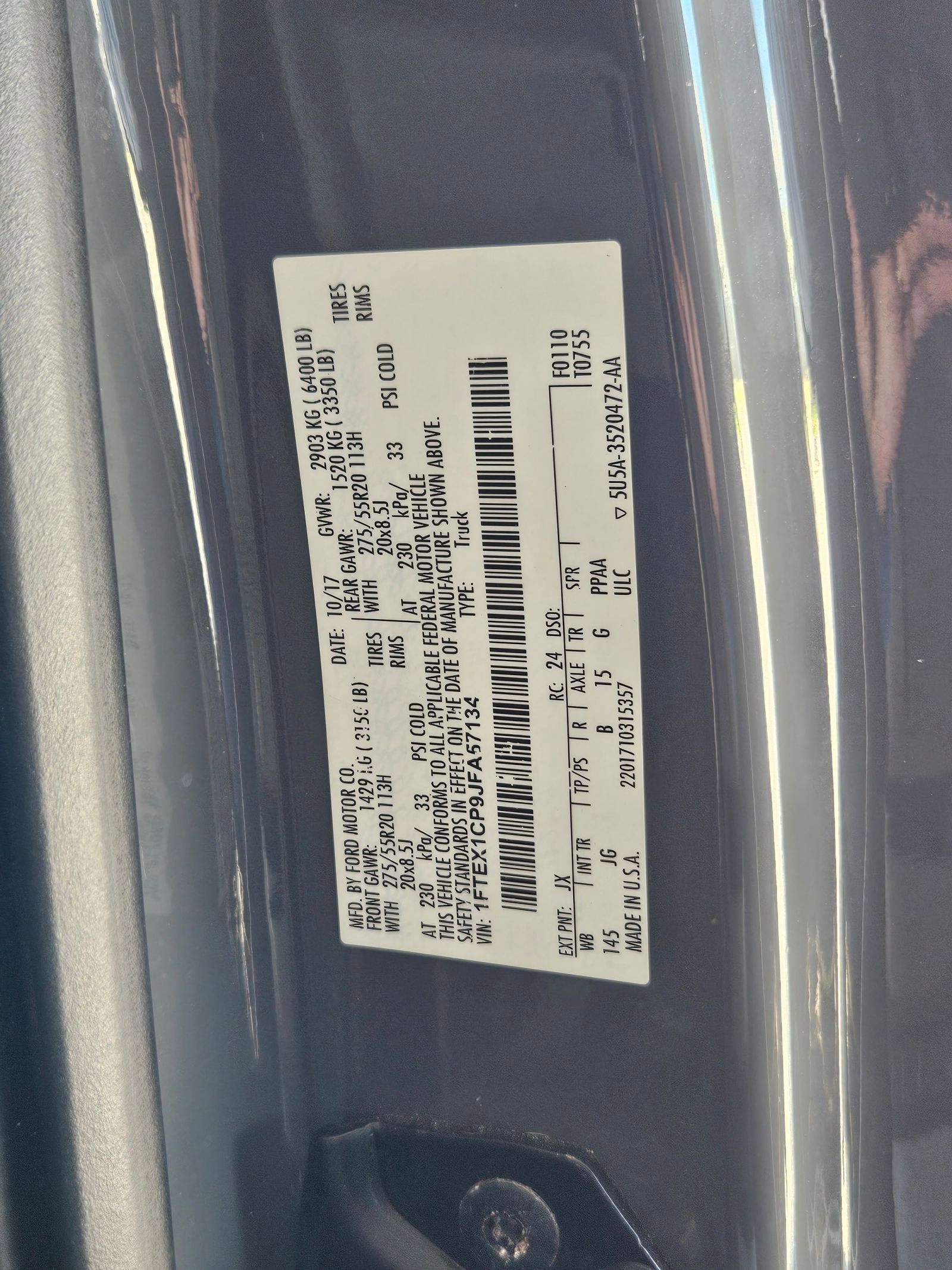 2018 Ford F-150 XL