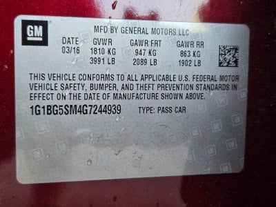 2016 Chevrolet Cruze Premier