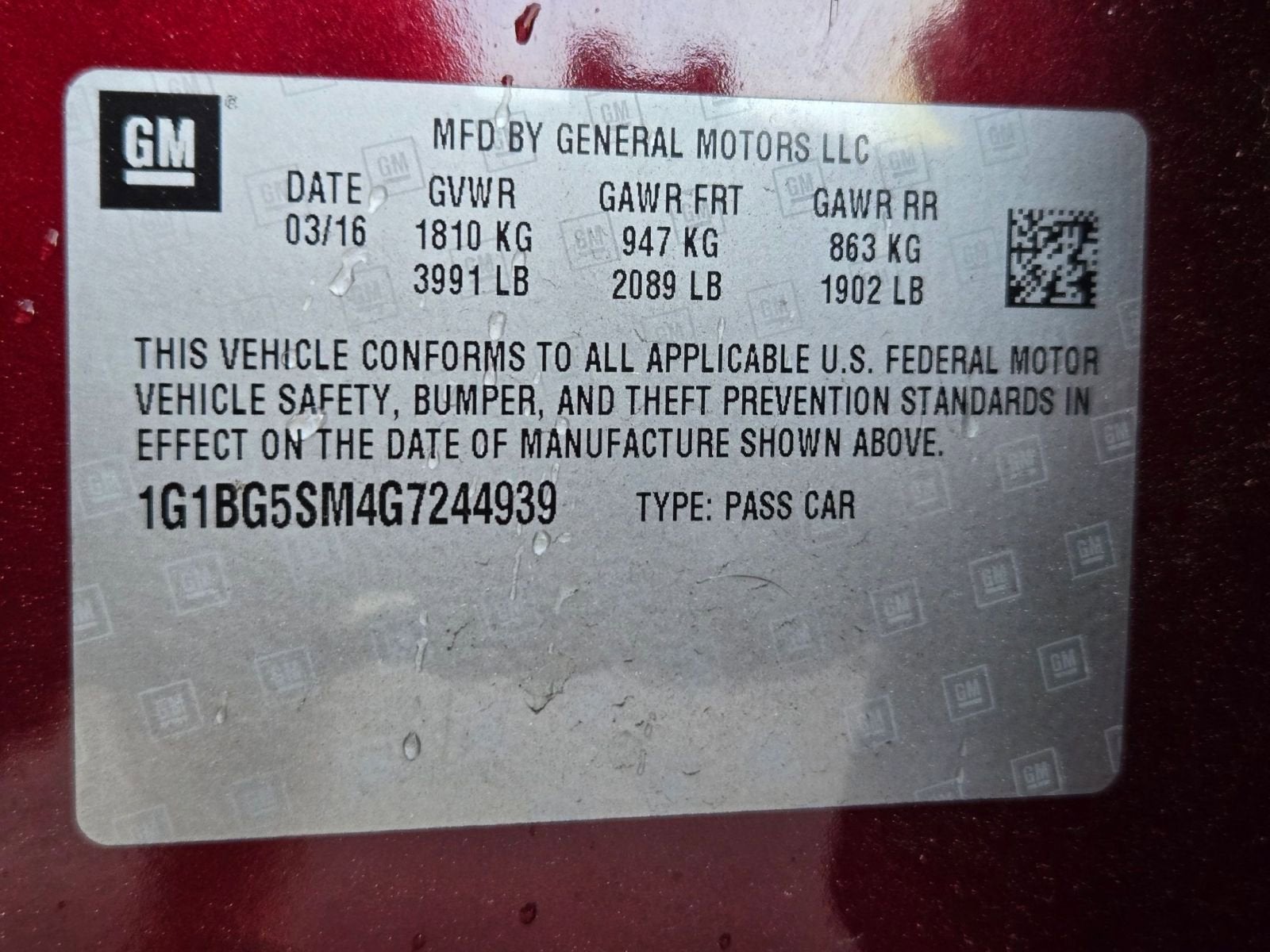 2016 Chevrolet Cruze Premier