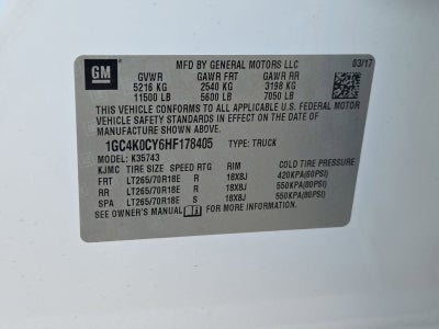 2017 Chevrolet Silverado 3500HD LTZ