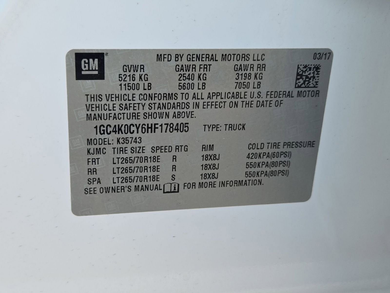 2017 Chevrolet Silverado 3500HD LTZ