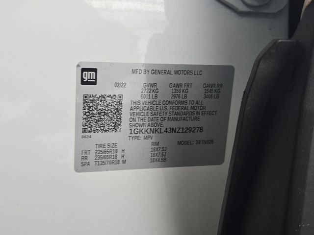 2022 GMC Acadia SLE