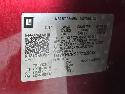 2018 Cadillac XT5 Luxury