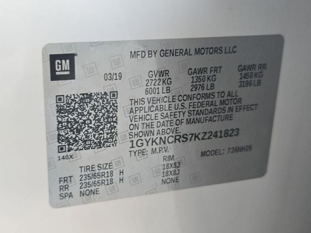 2019 Cadillac XT5 Luxury