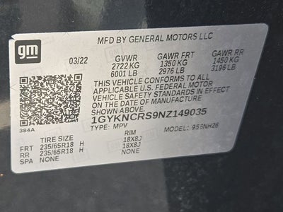 2022 Cadillac XT5 Premium Luxury