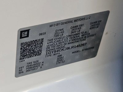 2020 Cadillac Escalade Premium Luxury