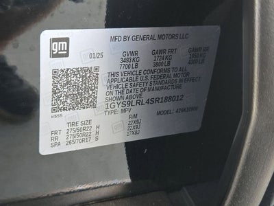 2025 Cadillac Escalade ESV Premium