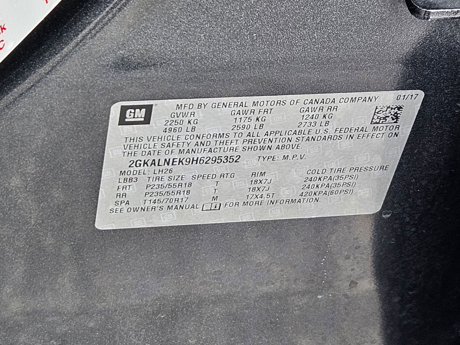 2017 GMC Terrain SLE-2