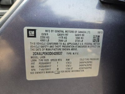 2013 Chevrolet Equinox LT 2LT