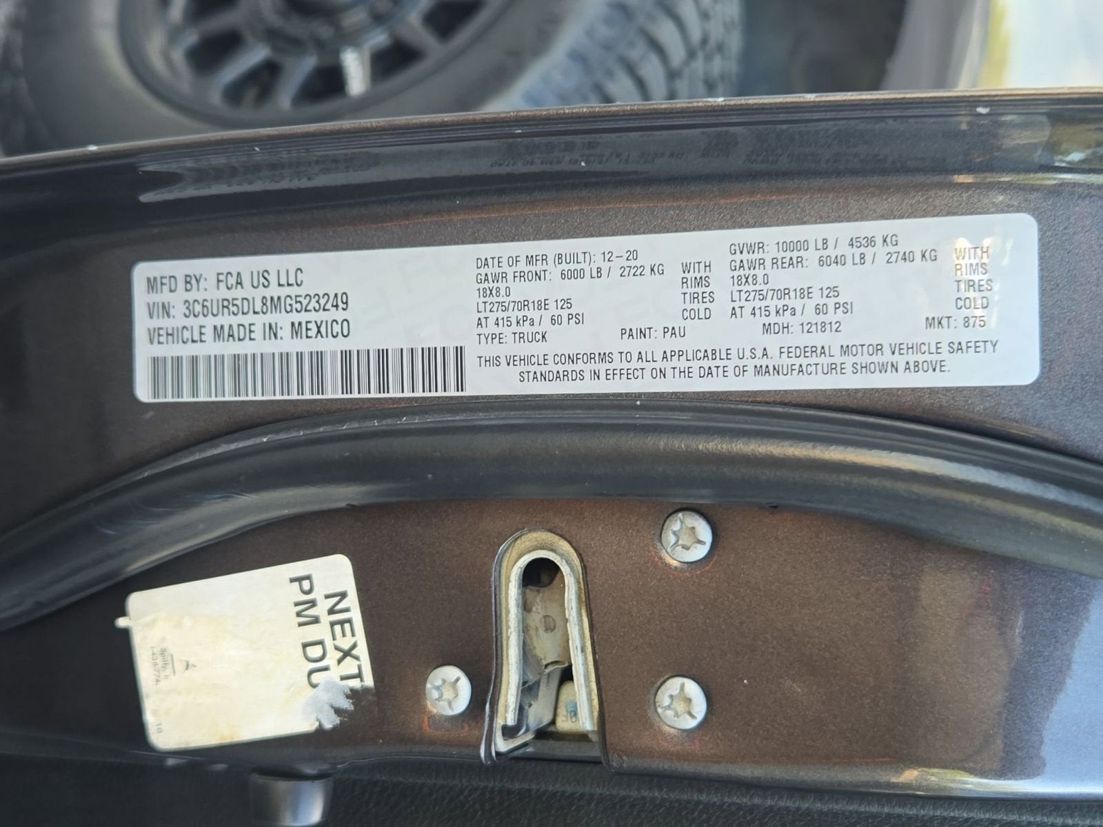 2021 RAM 2500 Big Horn