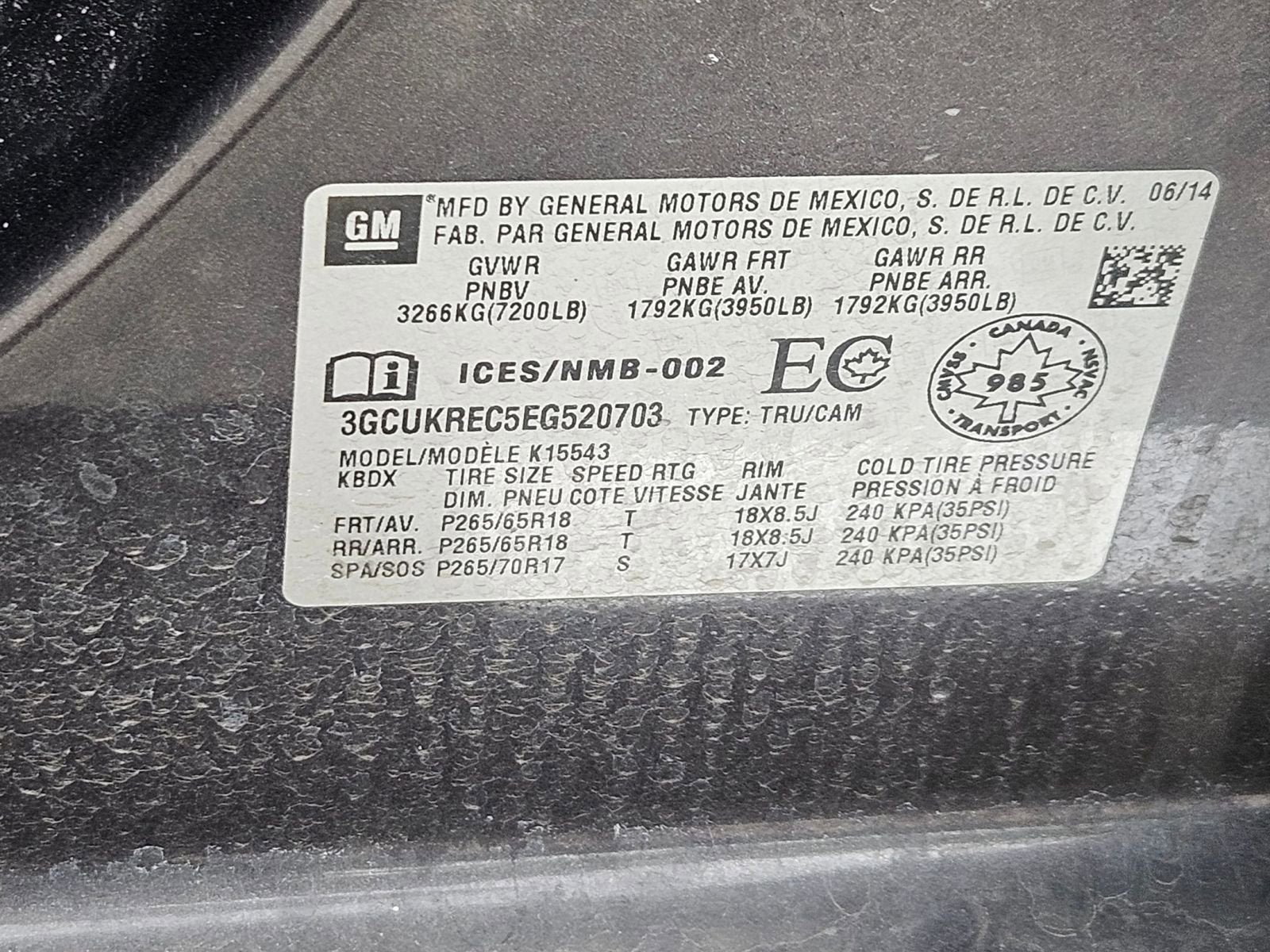 2014 Chevrolet Silverado 1500 LT