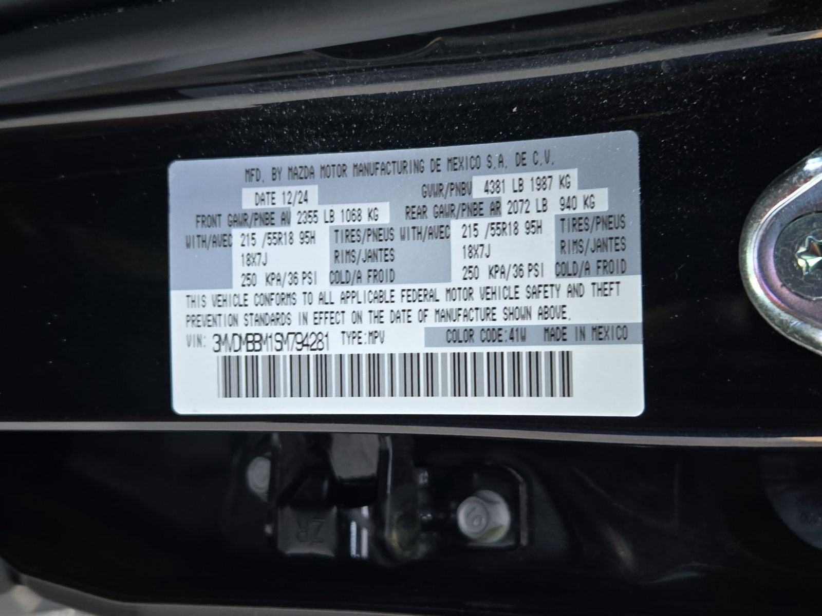 2025 Mazda Mazda CX-30 2.5 S Select Sport