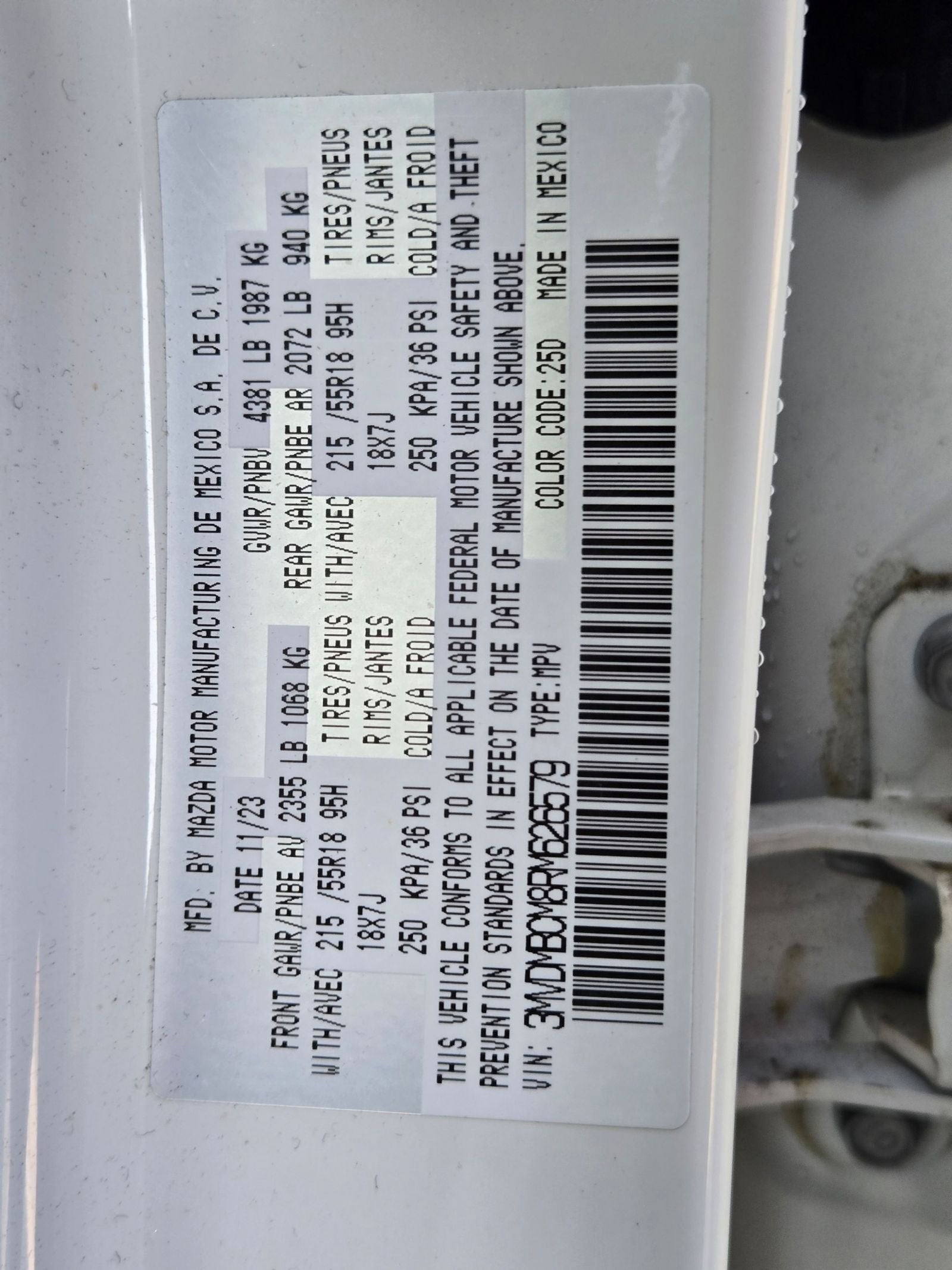 2024 Mazda Mazda CX-30 2.5 S Preferred Package