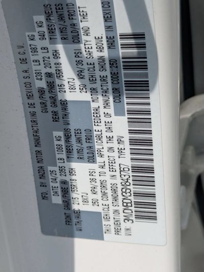 2025 Mazda Mazda CX-30 2.5 S Premium Package