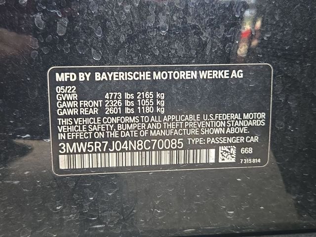 2022 BMW 3 Series 330i xDrive