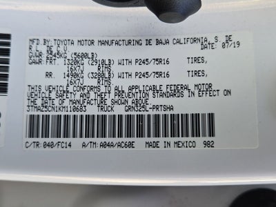 2019 Toyota Tacoma SR5 V6