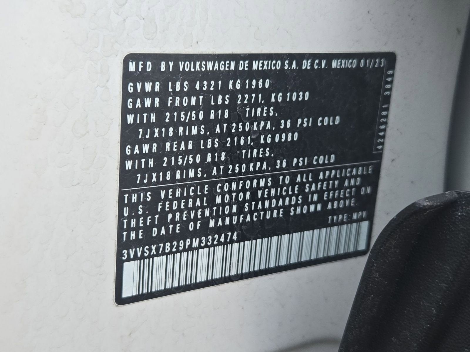 2023 Volkswagen Tiguan 2.0T SE