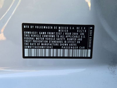 2019 Volkswagen Golf GTI 2.0T S