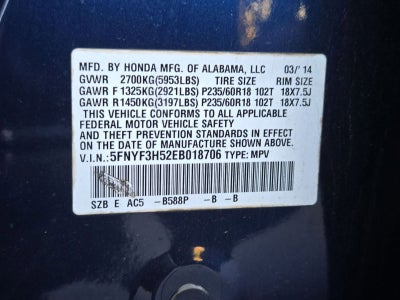 2014 Honda Pilot EX-L