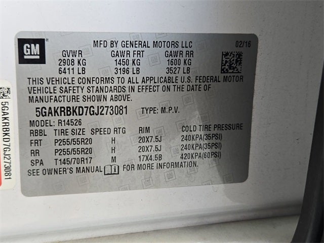 2016 Buick Enclave Leather Group