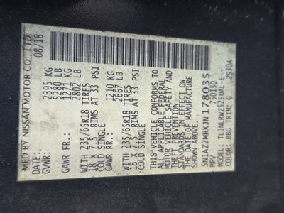 2018 Nissan Murano SL