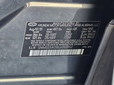 2020 Hyundai Santa Fe SE