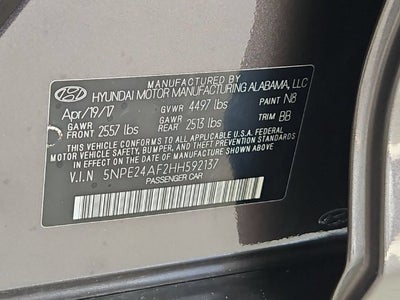 2017 Hyundai Sonata Base
