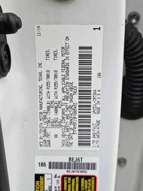 2015 Toyota Tundra SR