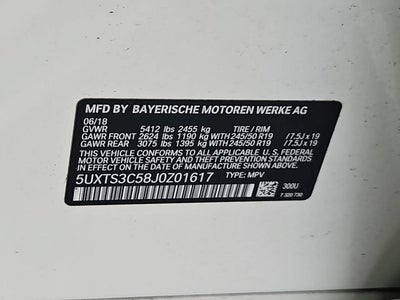 2018 BMW X3 M40i