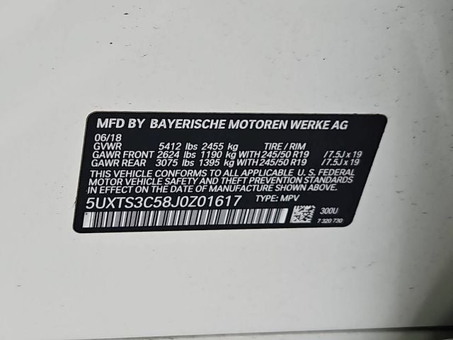 2018 BMW X3 M40i