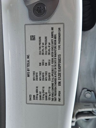 2023 Tesla Model 3 Base