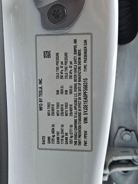 2023 Tesla Model 3 Base