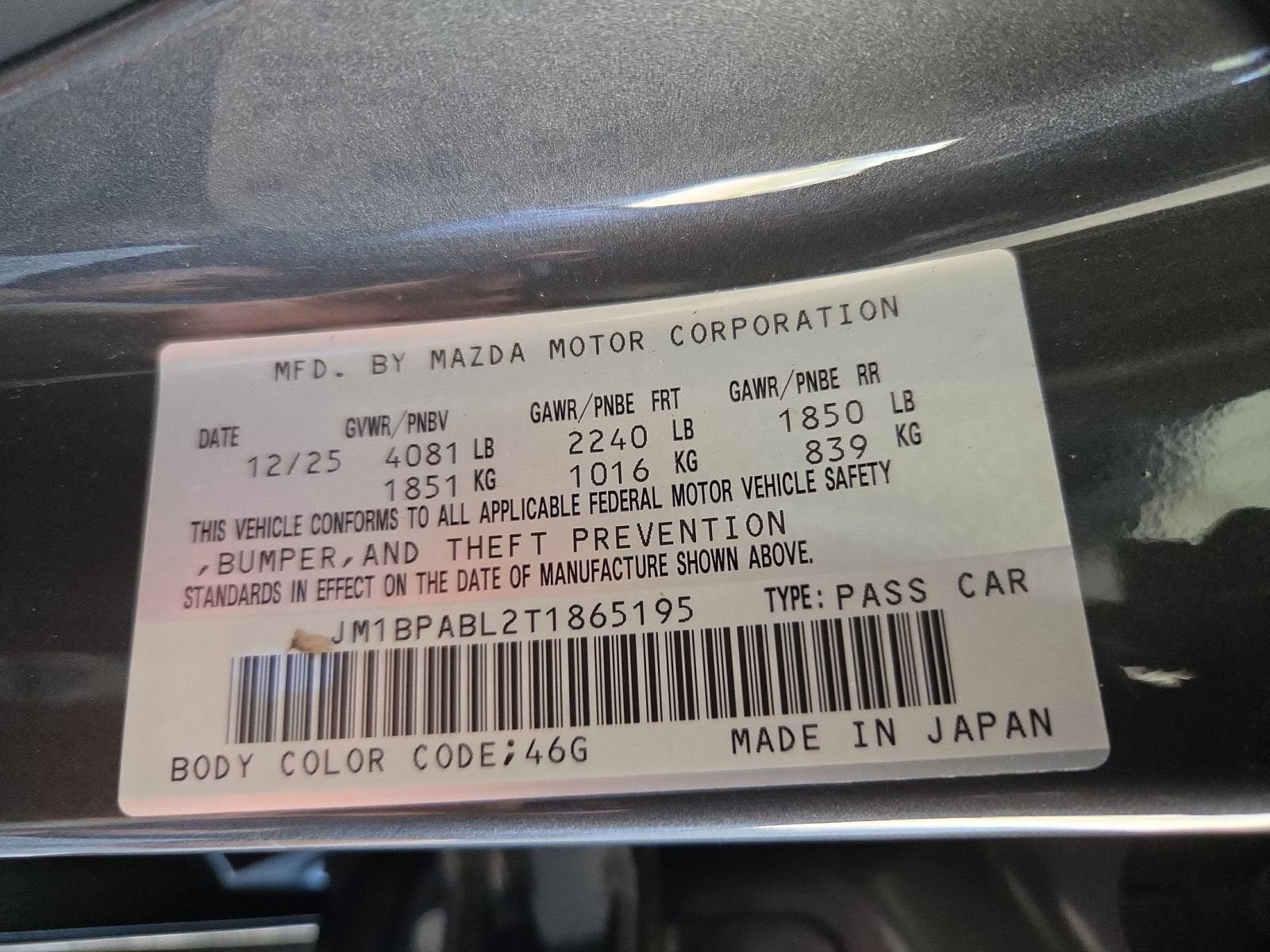 2026 Mazda Mazda3 2.5 S Select Sport