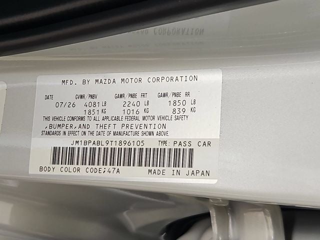 2026 Mazda Mazda3 2.5 S Select Sport Base