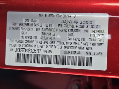 2023 Mazda Mazda CX-5 2.5 S Premium Package