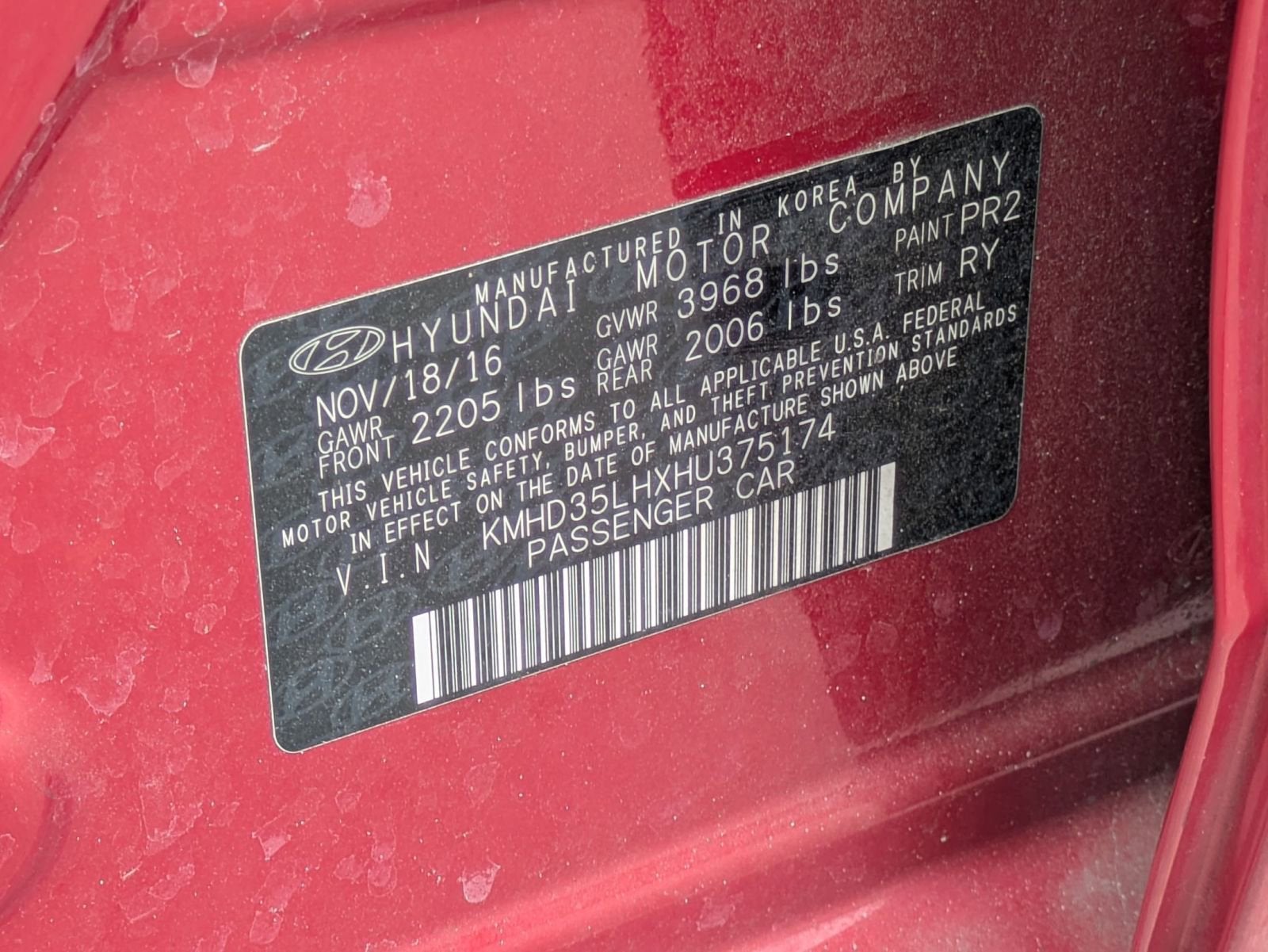 2017 Hyundai Elantra GT Base