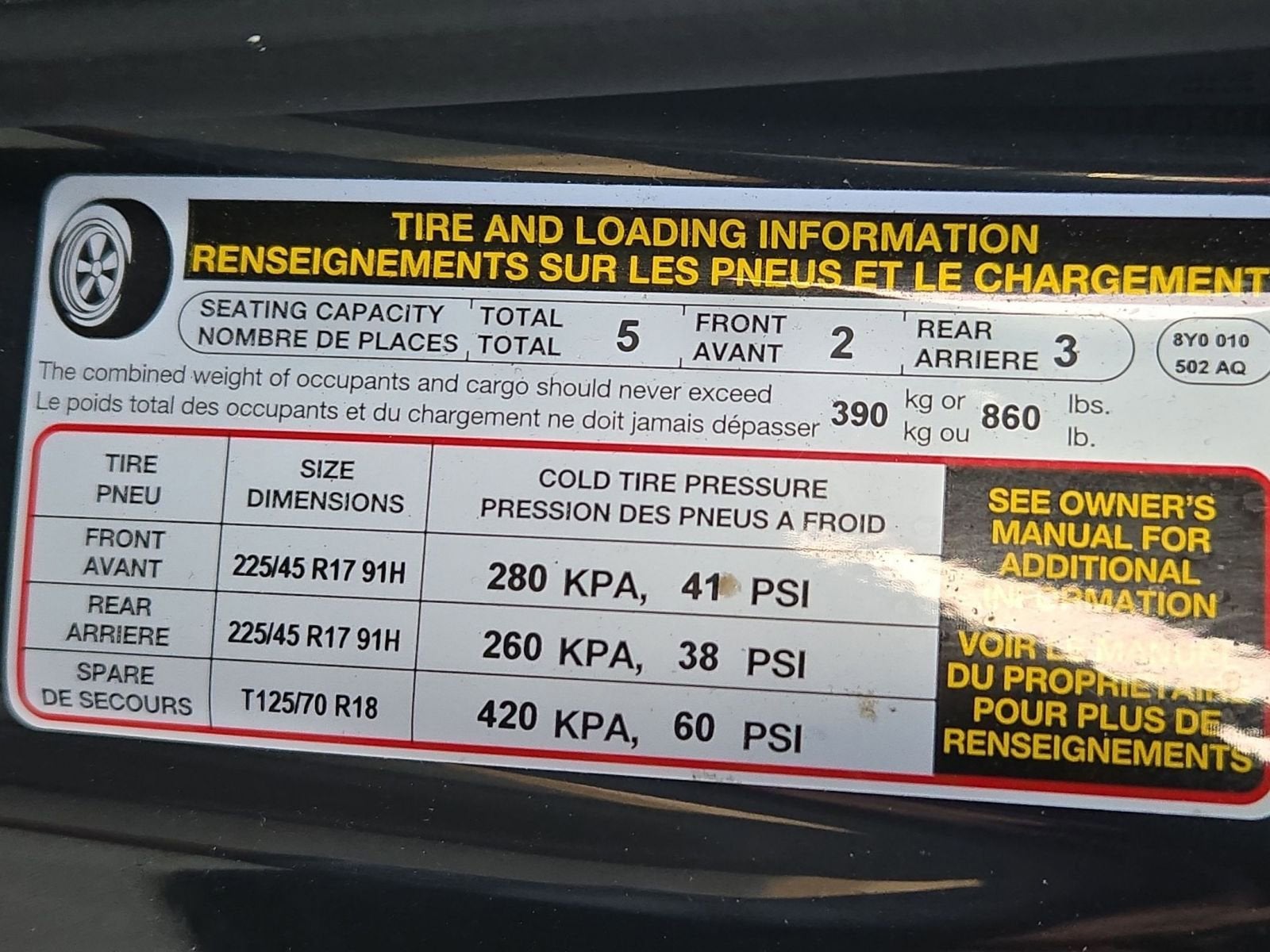2024 Audi A3 40 Premium FrontTrak