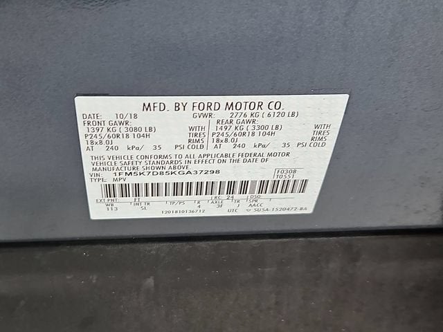 2019 Ford Explorer XLT