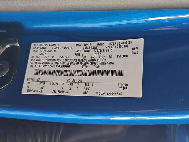 2020 Ford F-150 XL