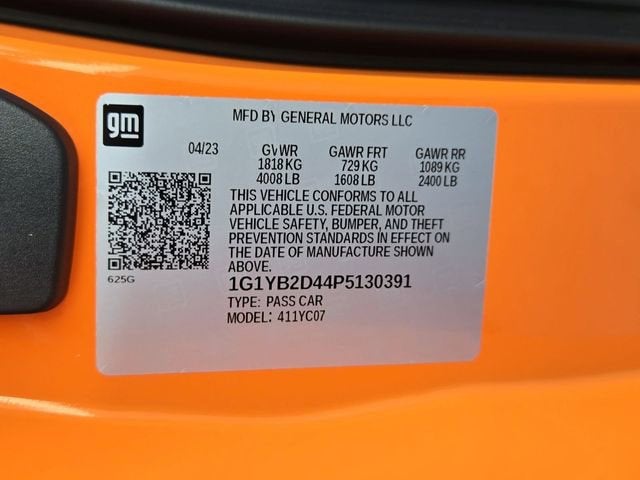 2023 Chevrolet Corvette Stingray 2LT