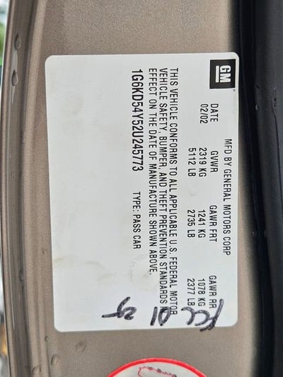2002 Cadillac Deville 4DR SDN
