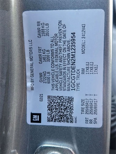 2021 Chevrolet Colorado Z71