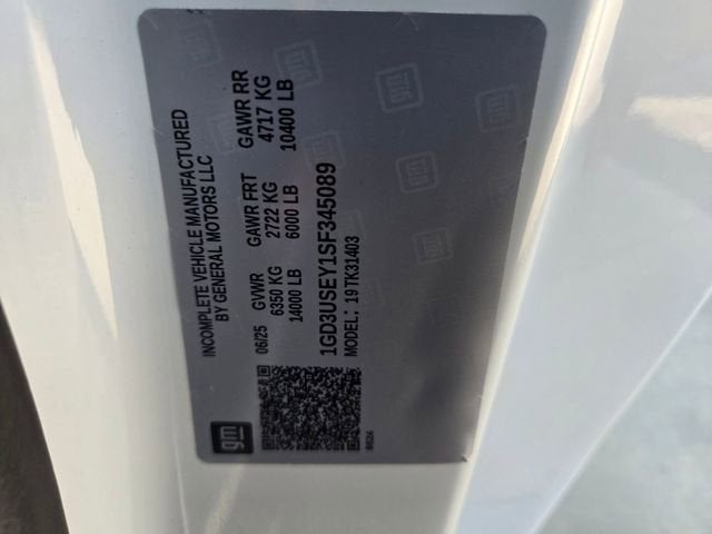 2025 GMC Sierra 3500 HD Chassis Cab Pro