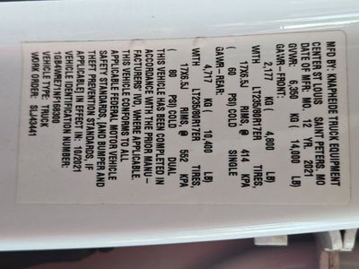 2021 GMC Sierra 3500 HD Chassis Cab 4WD CREW 177