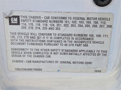 2006 GMC Sierra 3500 HD Chassis Cab WT