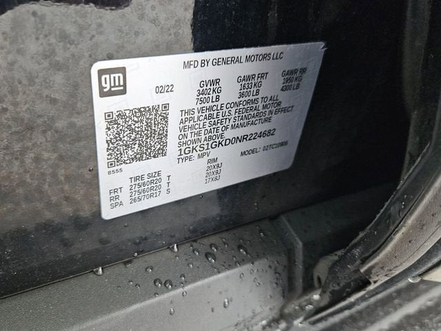 2022 GMC Yukon XL SLT
