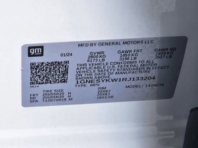 2024 Chevrolet Traverse Limited RS